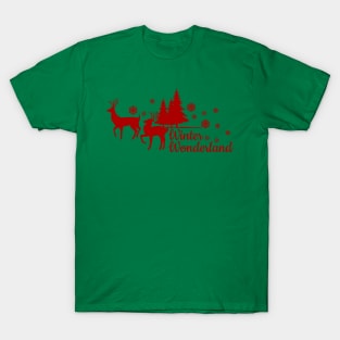 Christmas winter wonderland T-Shirt